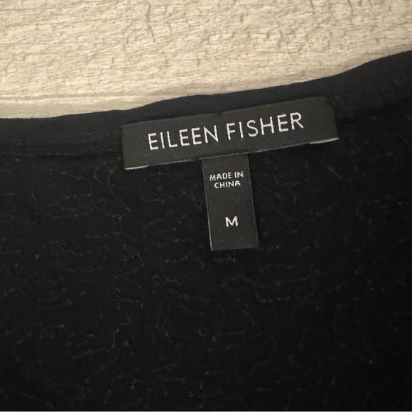 Eileen Fisher Silk All Over Sequin Mini Dress LBD Party NYE Festive Size Medium - Picture 9 of 10